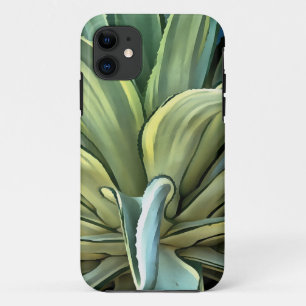 Tropical Agave Realism Art iPhone 11 Case
