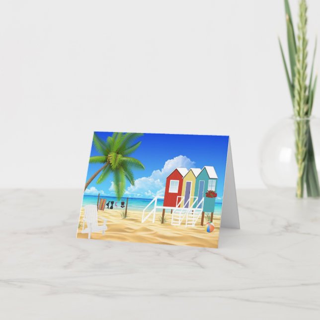 Tropical All Occasion Cartes pour notes (Devant)