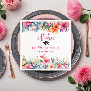 Tropical Aloha Luau Graduation 2024 Napkin