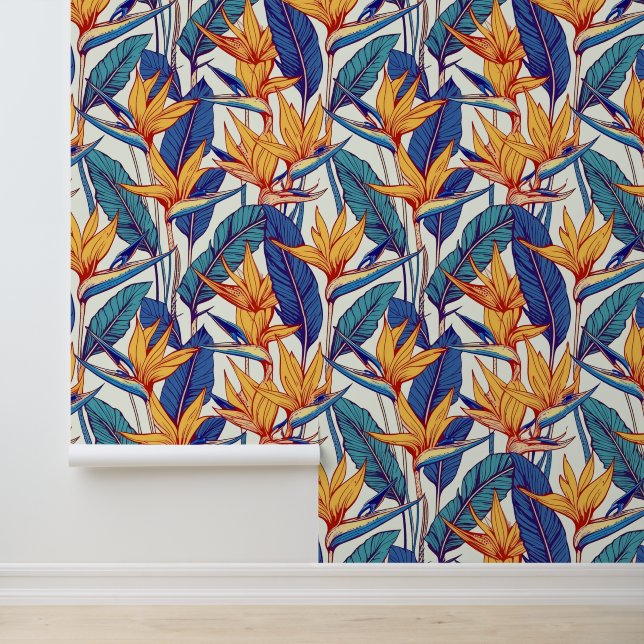 Tropical aloha print wallpaper (Application)