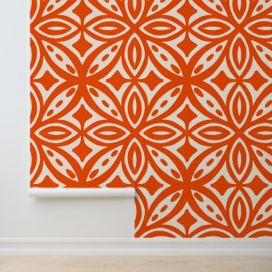 Tropical aloha print wallpaper