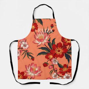 Tropical Ambrosia Floral  Apron