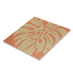 Tropical and Hawaiian art tile