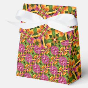 Tropical and Vibrant Aloha Hawaiian Favor Box