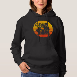 Tropical Animal Lizard Pet Herpetologist Retro Igu Hoodie