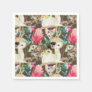 Tropical Animal Pattern Napkin