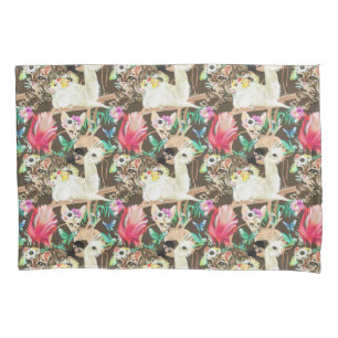 Tropical Animal Pattern Pillowcase