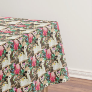 Tropical Animal Pattern Tablecloth