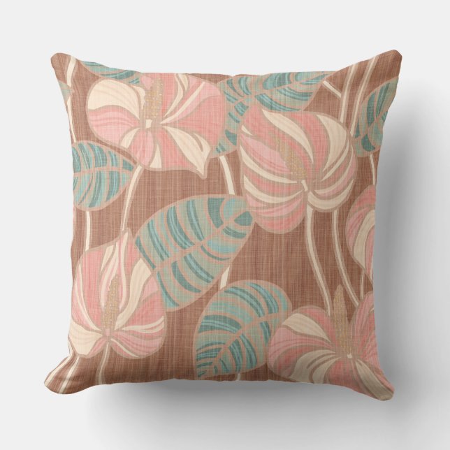 Tropical art pillow (Front)