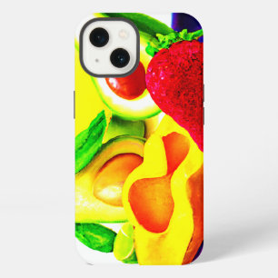 Tropical Avocado, Strawberry, and Mango. Buy Now iPhone 13 Case
