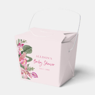 Tropical Baby Shower Favor Box