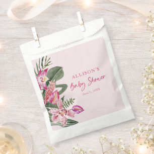 Tropical Baby Shower Favour Bag