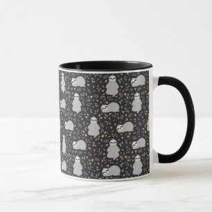 Tropical Baby Sloth Pattern Mug