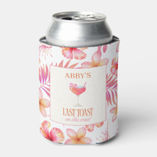 Tropical Bachelorette Last Toast on the Coast  Can Cooler