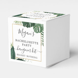Tropical Bachelorette Party Hangover Survival Kit Favor Box