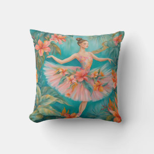 Tropical Ballerina Pillow