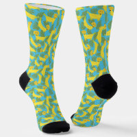 Tropical Banana Dogs Cute Patterned