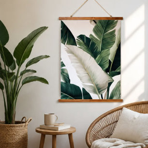  Tropical Banana Leaf Botanical Wall Art