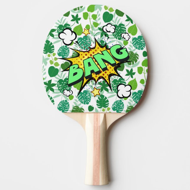 Tropical Bang  Ping Pong Paddle (Front)
