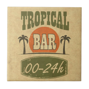 Tropical Bar Tile