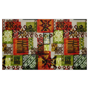 tropical barkcloth style vintage hawaiian fabric