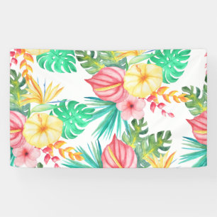 Tropical Beach Artwork Banner