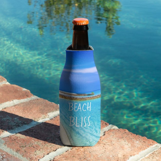 Tropical Beach Bliss Bottle Cooler (In Situ Pool)