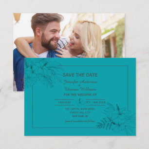 Tropical Beach Boho Summer Save The Date