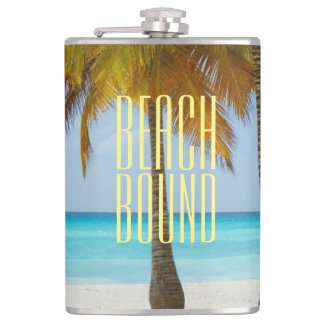 Tropical Beach Bound Hip Flask