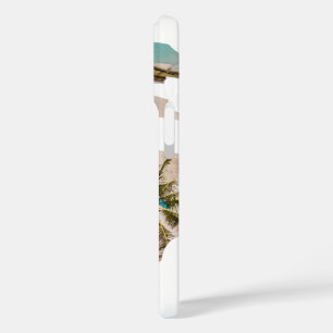 Tropical Beach Brush Strokes iPhone 16 Case