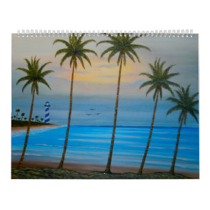 Tropical Beach Calendar