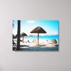 Tropical Beach Canvas Print