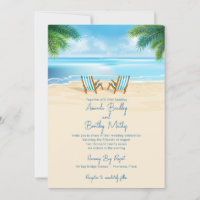 Tropical Beach Chairs Wedding