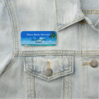Tropical Beach Coastal Theme Real Estate Name Tags
