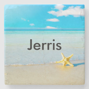 Tropical Beach Coaster Customized