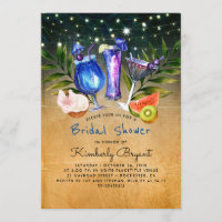 Tropical Beach Cocktail Party Bridal Shower