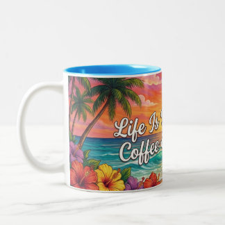 Tropical Beach Coffee Mug | Life Is Better With Co
