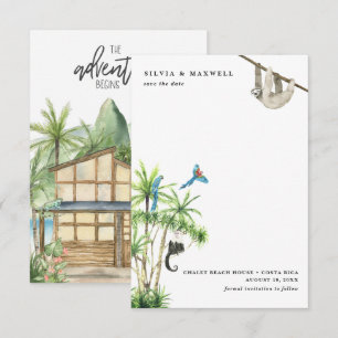 Tropical Beach   Costa Rica Save the Date