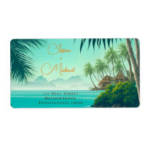 Tropical Beach Destination Wedding Guest Address
