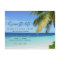 Tropical Beach Destination Wedding Save the Date