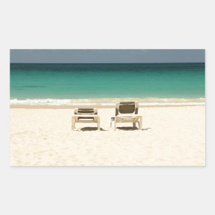Tropical Beach Dominican Republic Sticker