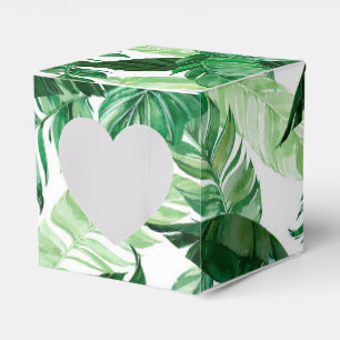 Tropical Beach Foliage Favor Box