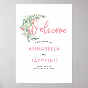 Tropical Beach Garden Affiche de bienvenue de mari