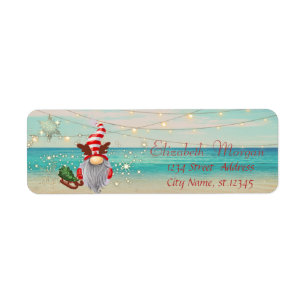 Tropical,Beach,Gnome Sleigh