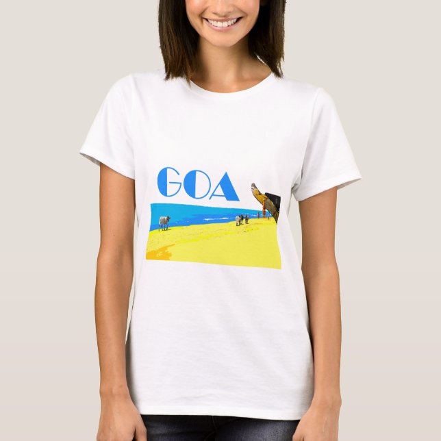 Tropical beach Goa, India. T-Shirt (Front)
