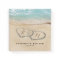 Tropical Beach Heart Shore Wedding Guest Book
