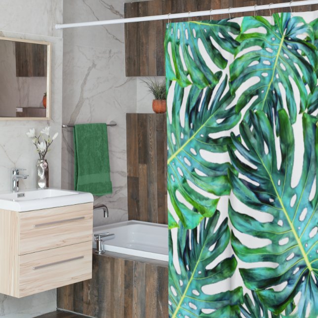 Tropical Beach Monstera Leaf Pattern Modern (Creator Uploaded)