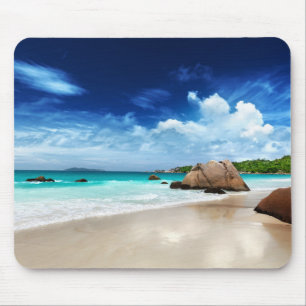 Tropical Beach Mouse Pad