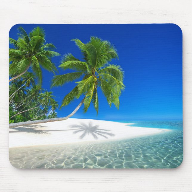 Tropical Beach Mouse Pad (Front)
