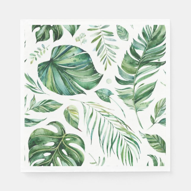 Tropical Beach Napkin (Front)